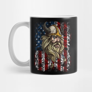 Viking Nordic Warrior American Mug